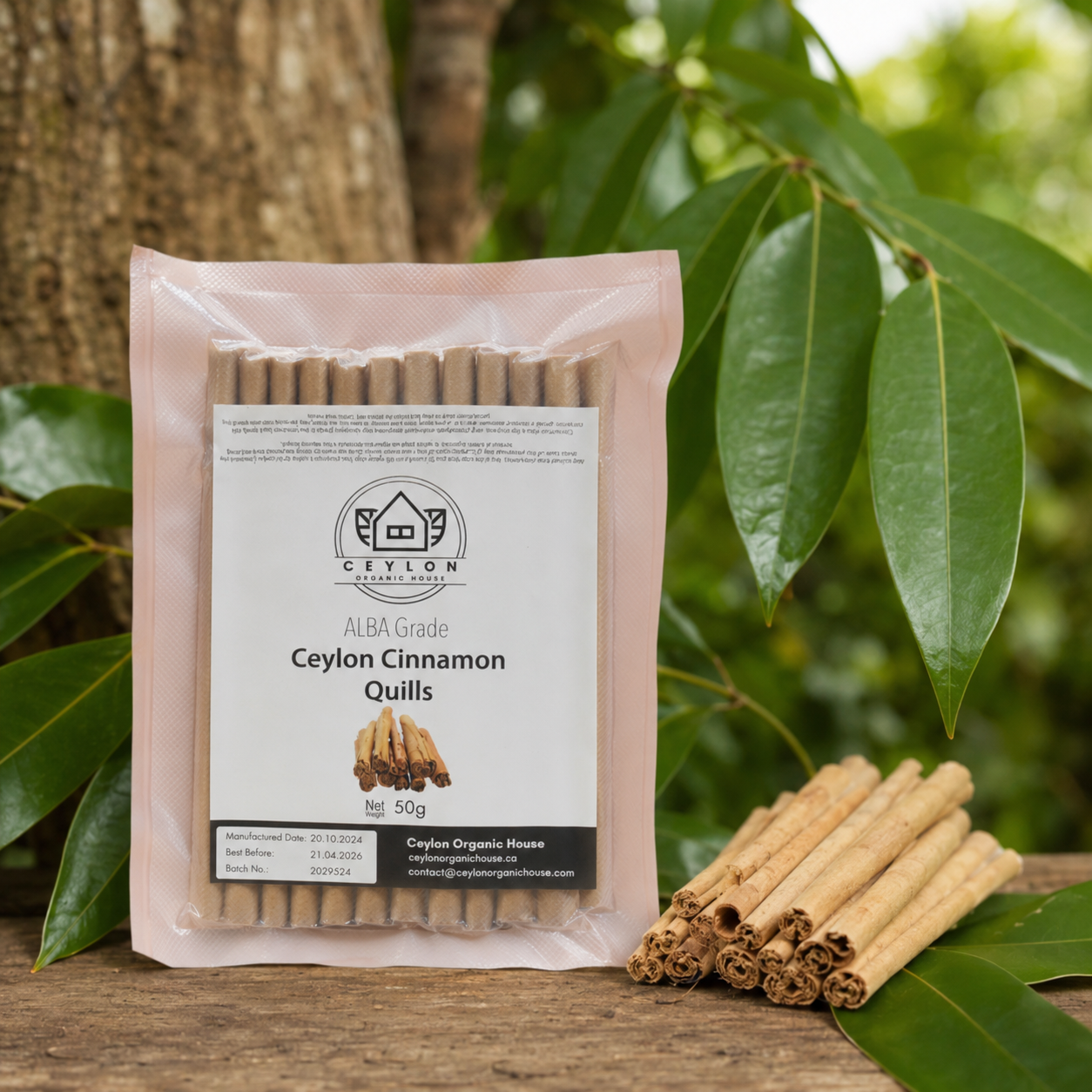 Ceylon Cinnamon Quills (ALBA Grade) 50g