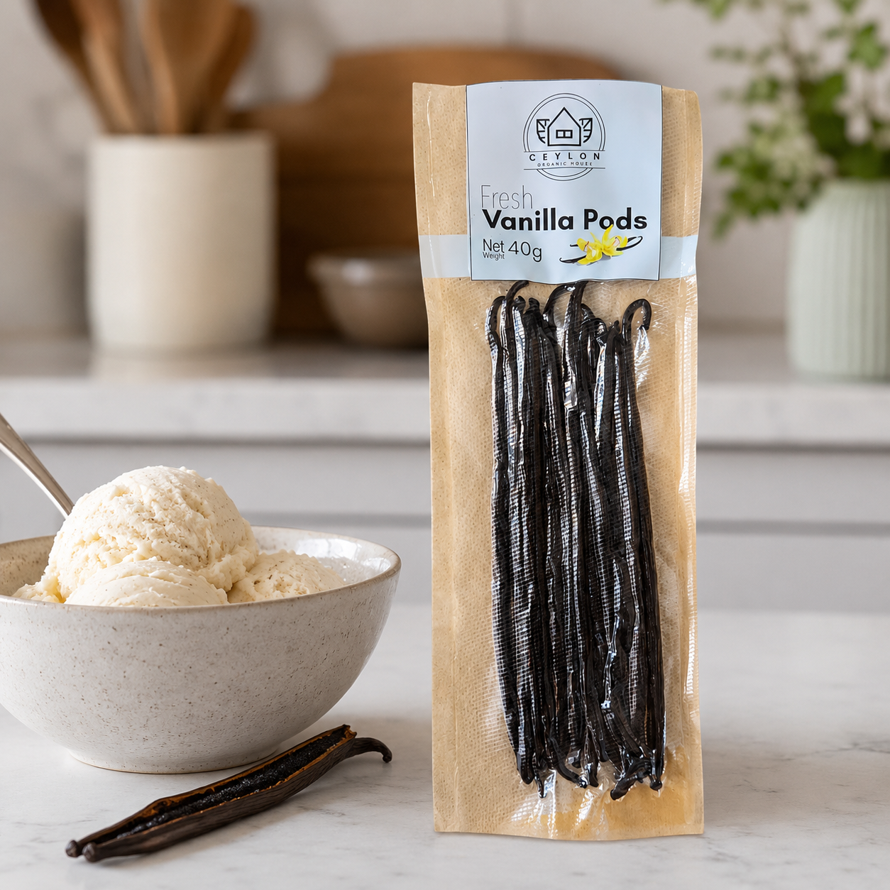 Ceylon Vanilla Pods 40g