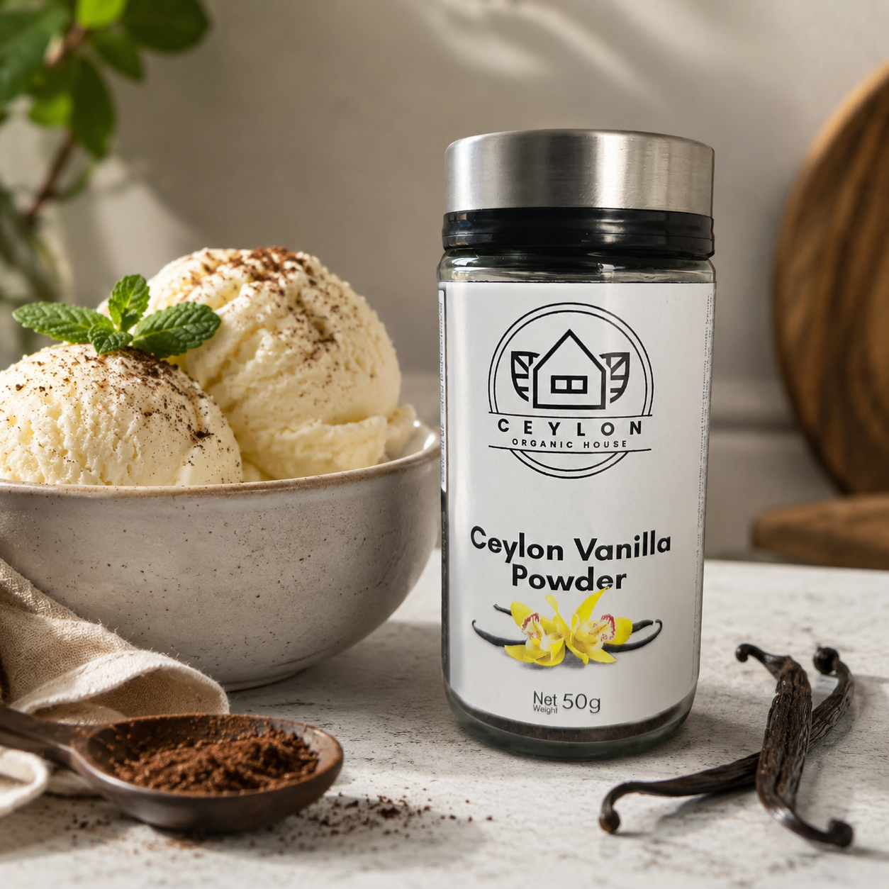 Ceylon Vanilla Powder 50g