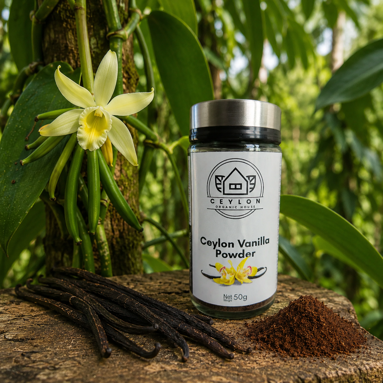 Ceylon Vanilla Powder 50g